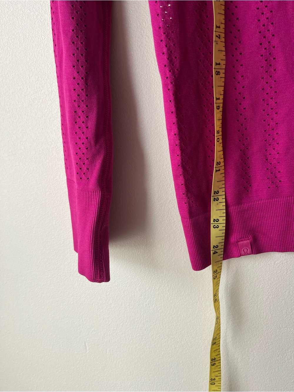Lululemon Swiftly Breathe Long Sleeve *Fetching Lines Ripened Raspberry - Picture 10 of 10